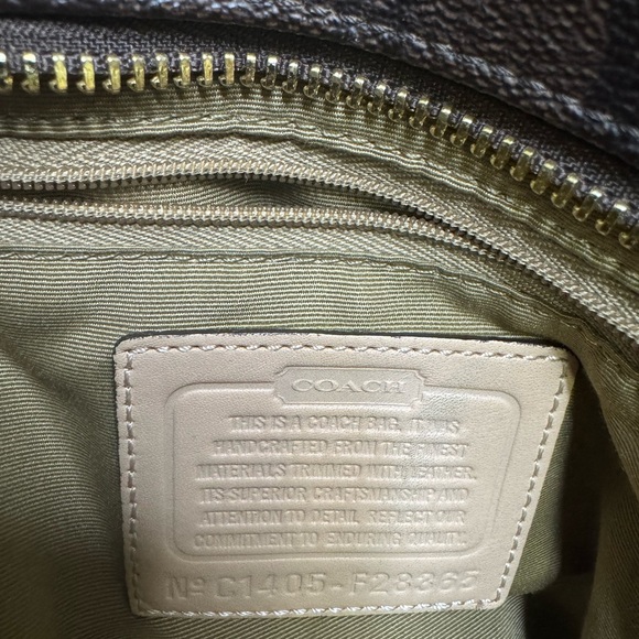 Coach Designer Peyton
Signature Monogram Tote Bag
Purse C1405-F28365 - Picture 9 of 14